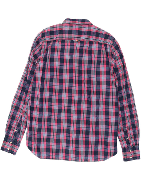 SUPERDRY Mens Shirt 3XL Multicoloured Check Cotton