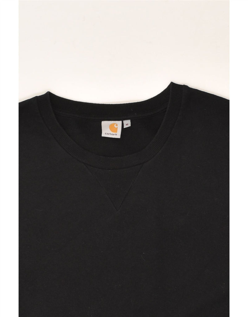 CARHARTT Womens Sweatshirt Jumper Dress UK 14 Medium Black Cotton | Vintage Carhartt | Thrift | Second-Hand Carhartt | Used Clothing | Messina Hembry 
