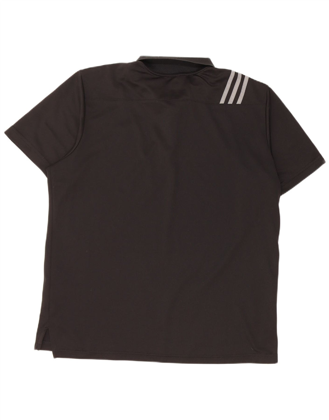 Adidas Mens Golf Polo Shirt Large Black Polyester