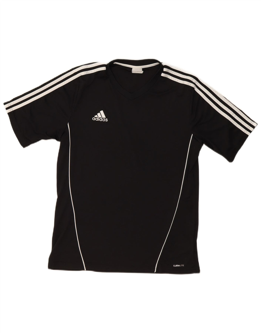 ADIDAS Mens Climalite T-Shirt Top Medium Black Polyester
