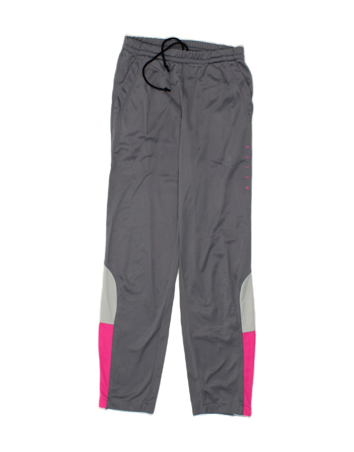 BELFE Womens Tracksuit Trousers IT 48 XL  Grey Colourblock Polyester Vintage Belfe and Second-Hand Belfe from Messina Hembry 