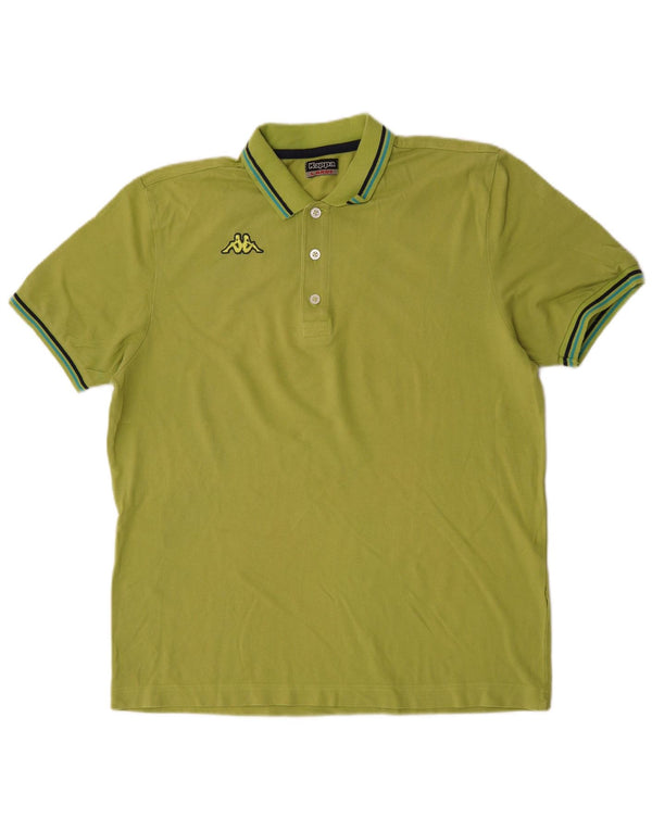 Kappa Mens Polo Shirt Large Green