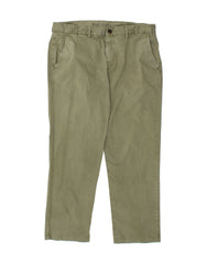 BODEN Mens Regular Fit Straight Chino Trousers W38 L29  Khaki Cotton