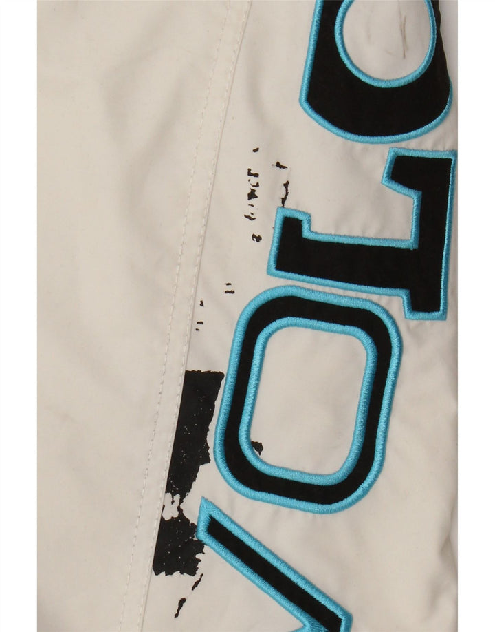 Volcom Mens Graphic Swimming Shorts Large  White Colourblock
