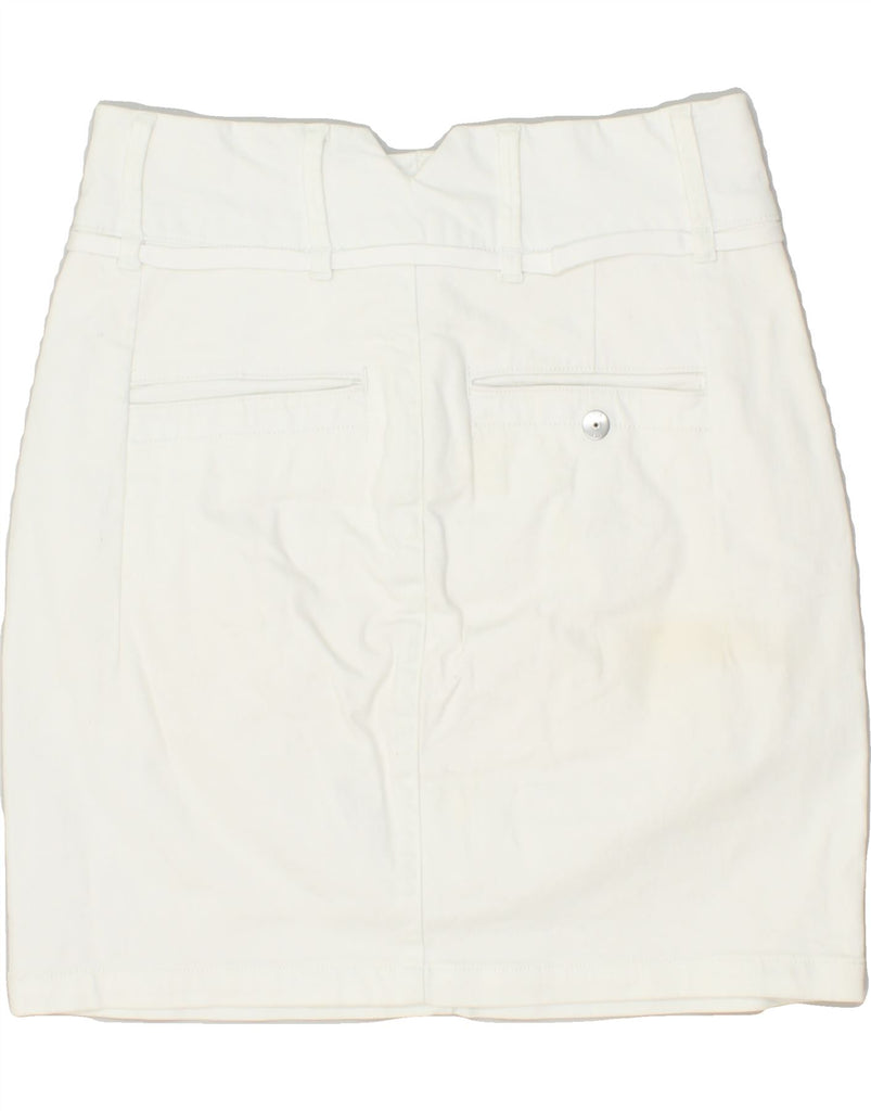 G-STAR Womens Mini Skirt W27 Small White Polyester Vintage G-Star and Second-Hand G-Star from Messina Hembry 