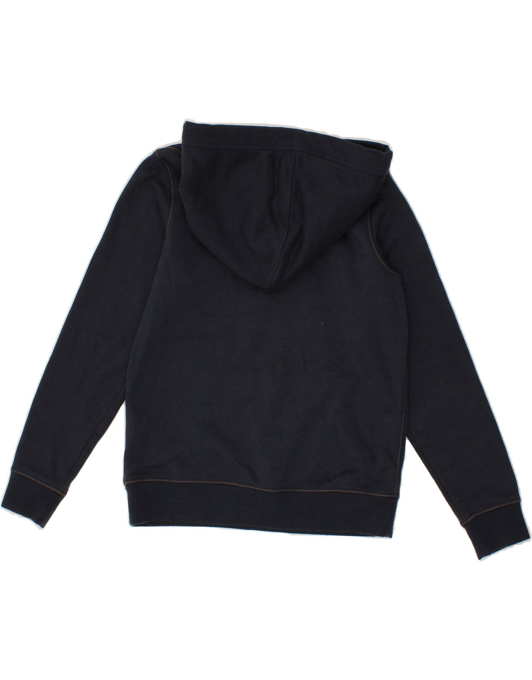 JACK & JONES Boys Graphic Hoodie Jumper 11-12 Years Navy Blue Polyester Vintage Jack & Jones and Second-Hand Jack & Jones from Messina Hembry 
