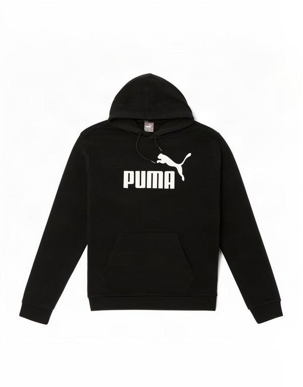Puma Mens Graphic Hoodie Jumper Large Red Cotton