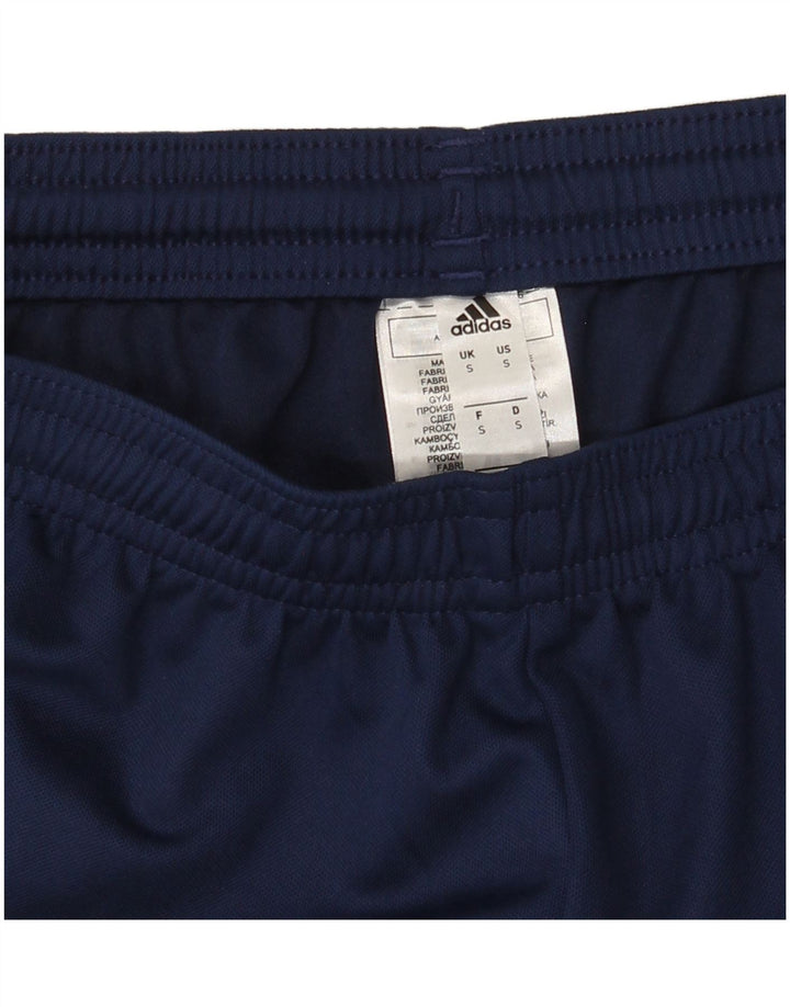 Adidas Mens Aeroready Sport Shorts Small  Navy Blue Polyester