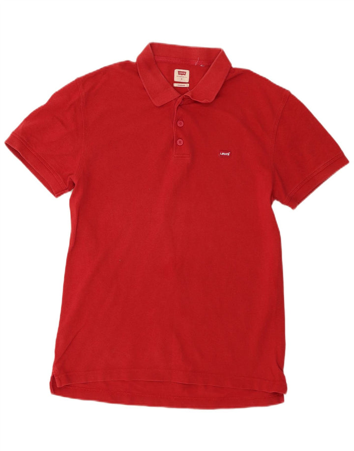 Levi's Mens Standard Polo Shirt Small Red
