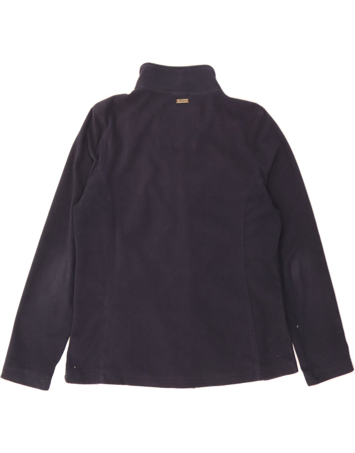 ELLESSE Womens Fleece Jacket UK 18 XL Navy Blue Polyester Vintage Ellesse and Second-Hand Ellesse from Messina Hembry 