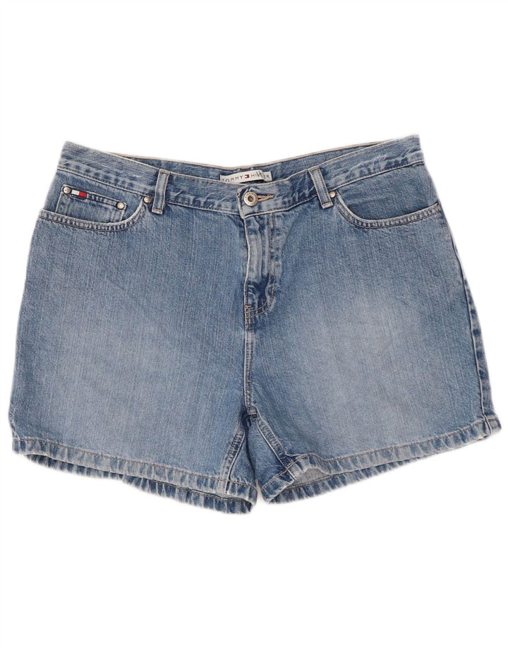 TOMMY HILFIGER Womens Denim Shorts US 10 Large W34  Blue Cotton