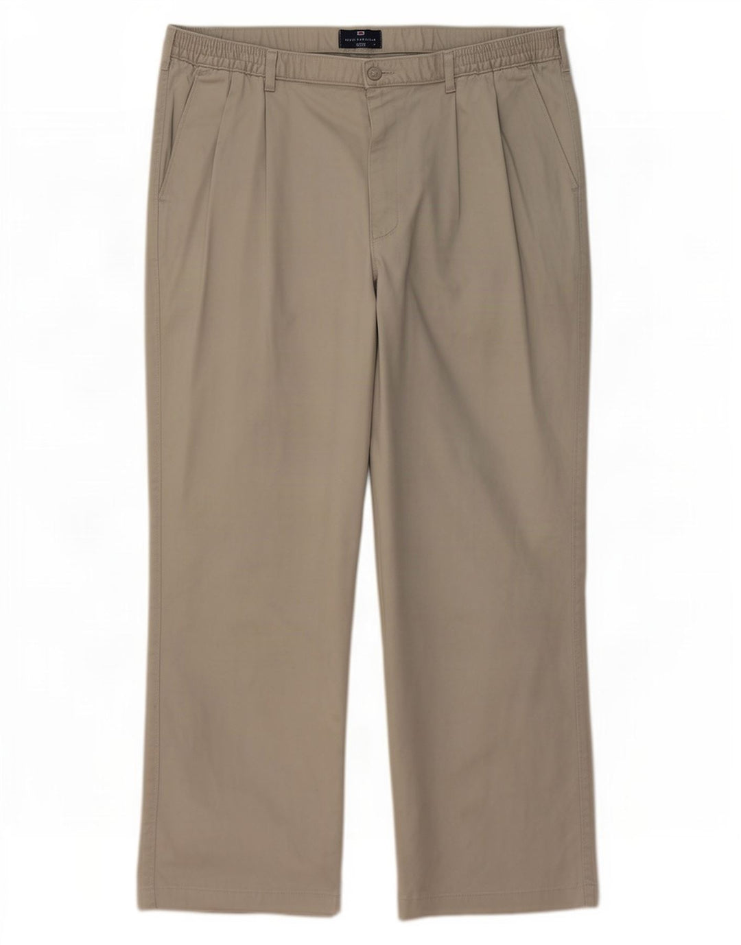 Marks & Spencer Mens Blue Harbour Pegged Chino Trousers W44 L31 Khaki