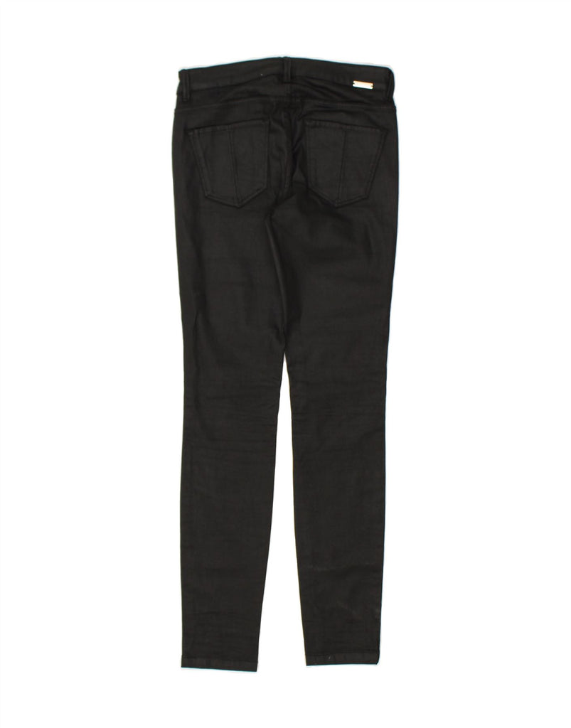 MASSIMO DUTTI Womens Skinny Casual Trousers EU 36 Small W26 L29  Black | Vintage Massimo Dutti | Thrift | Second-Hand Massimo Dutti | Used Clothing | Messina Hembry 