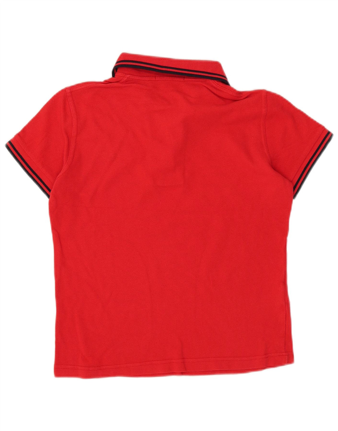 Fred Perry Womens Crop Polo Shirt UK 8 Small Red Cotton