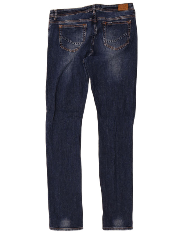 Fat Face Womens Slim Jeans UK 12 Medium W30 L30 Blue
