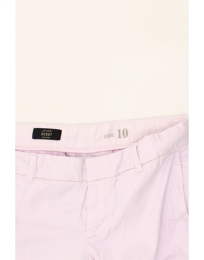 J. CREW Womens Scout Slim Cropped Trousers US 10 Large W34 L25 Purple Vintage J. Crew and Second-Hand J. Crew from Messina Hembry 
