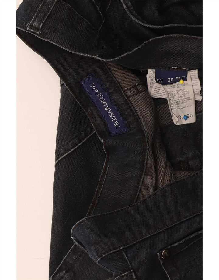 Trussardi Mens Straight Jeans W38 L29 Navy Blue Cotton