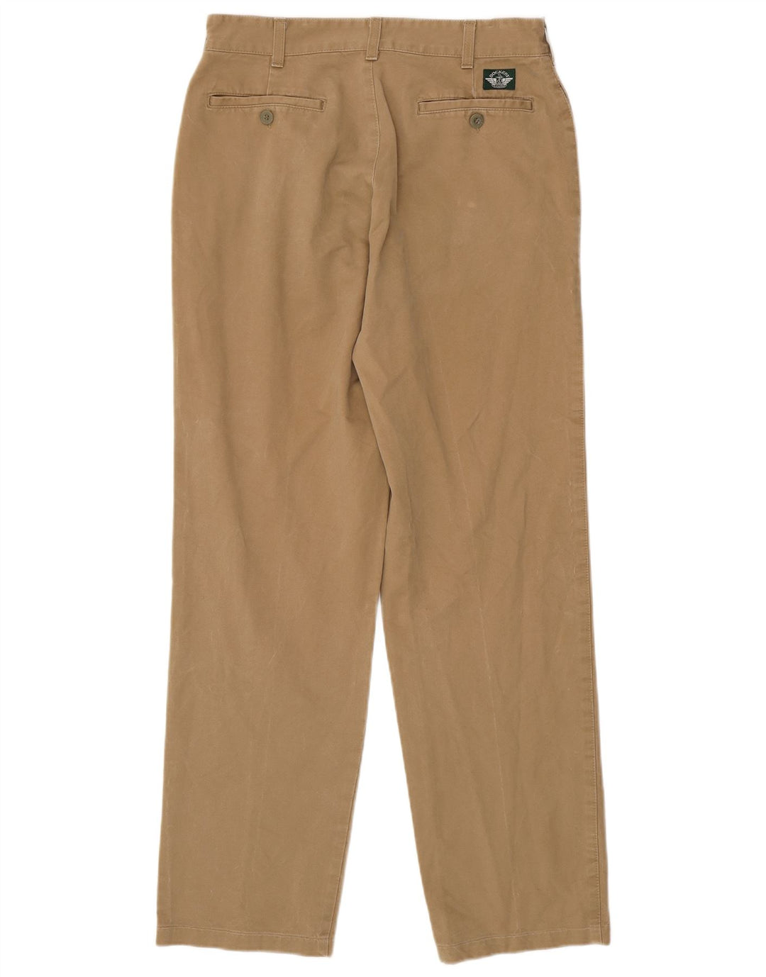 Dockers Mens Straight Chino Trousers W33 L31 Khaki