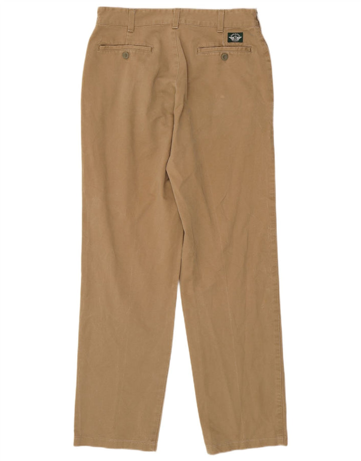 Dockers Mens Straight Chino Trousers W33 L31 Khaki