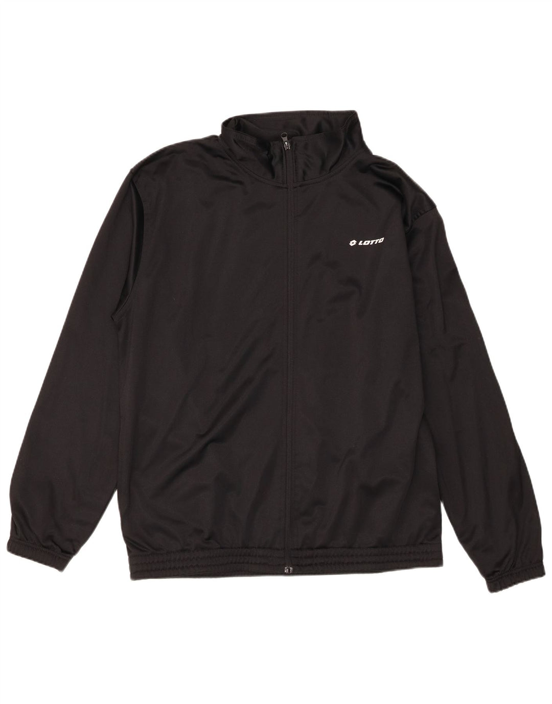 Lotto Mens Tracksuit Top Jacket XL Black Polyester