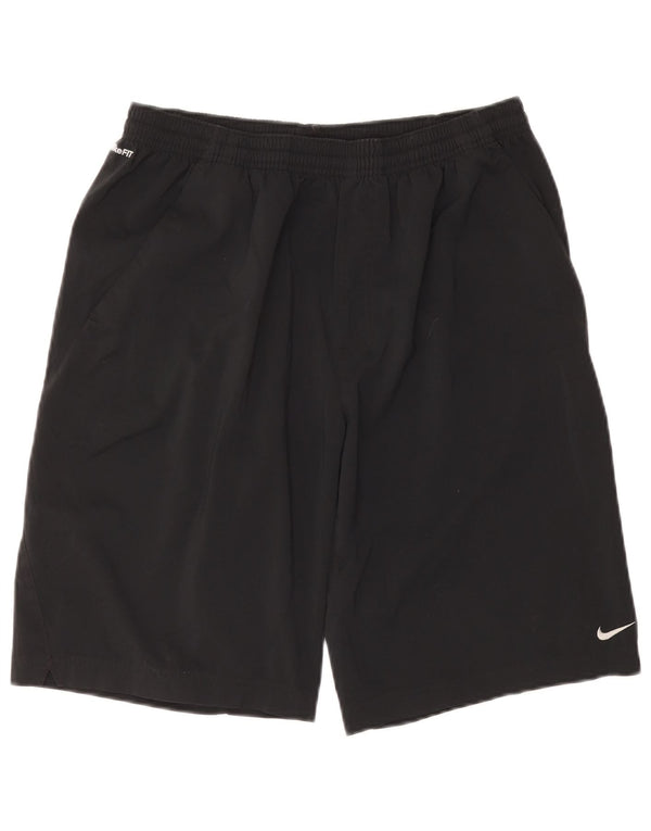 NIKE Mens Fit Dry Sport Shorts Large  Black Polyester