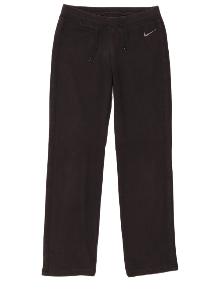 Nike Womens Tracksuit Trousers UK 12 Medium  Black Cotton
