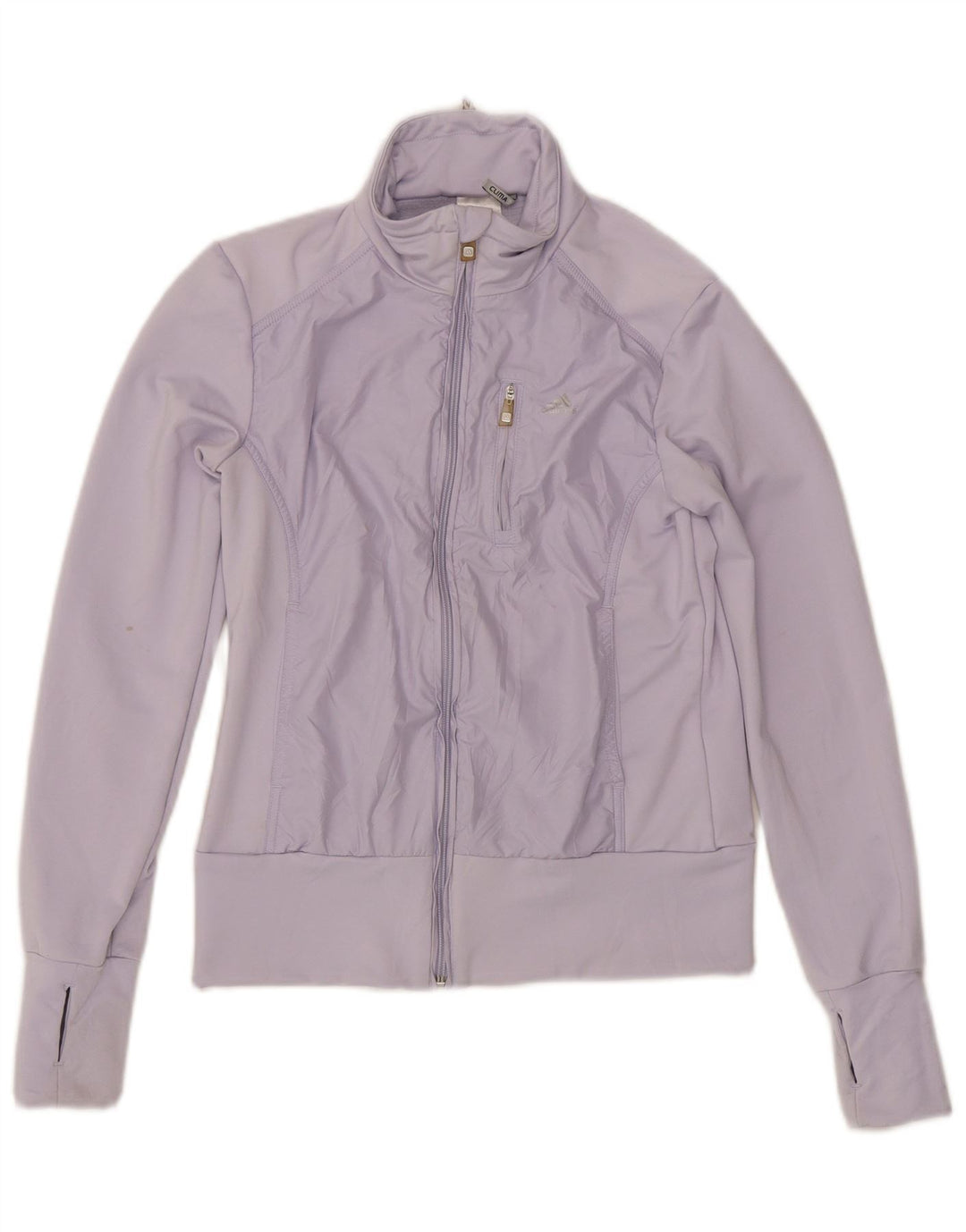 Adidas Womens Clima 365 Tracksuit Top Jacket UK 12 Medium  Purple Polyester