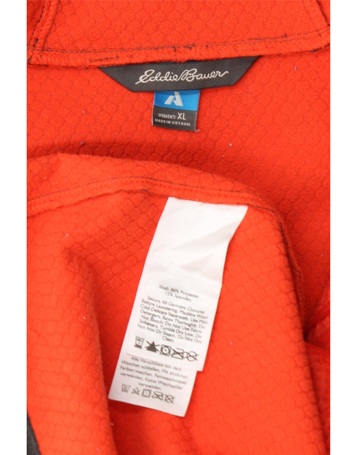 EDDIE BAUER Womens Hooded Windbreaker Jacket UK 18 XL Grey Polyester Vintage Eddie Bauer and Second-Hand Eddie Bauer from Messina Hembry 