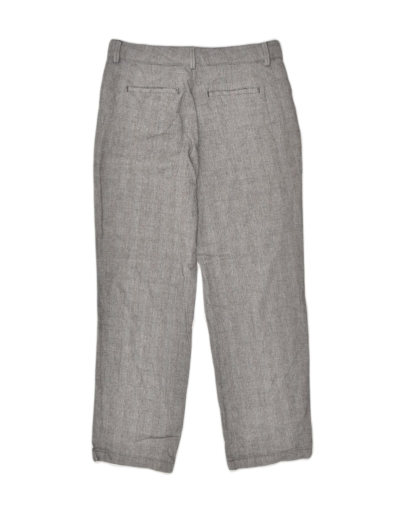 LEE Womens Relaxed Fit Straight Casual Trousers W32 L31 Grey Check Cotton | Vintage Lee | Thrift | Second-Hand Lee | Used Clothing | Messina Hembry 