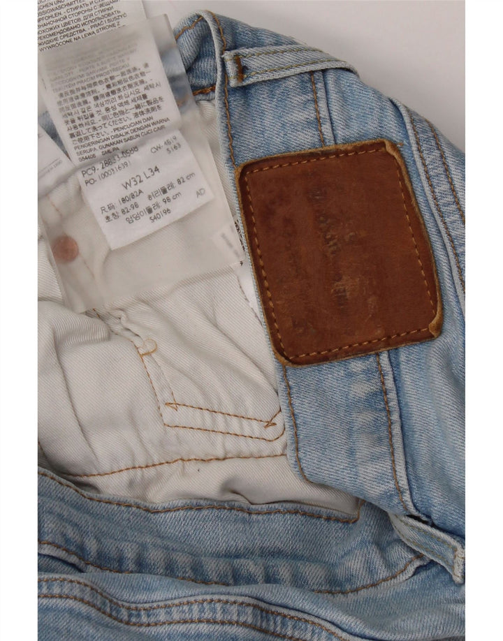 Levi's Mens 511 Slim Jeans W32 L34 Blue Cotton