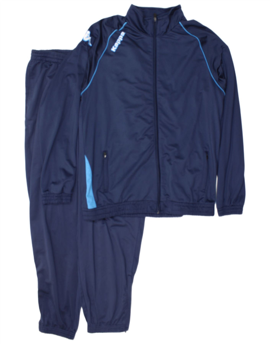 Kappa Mens Full Tracksuit 2XL Navy Blue Polyester