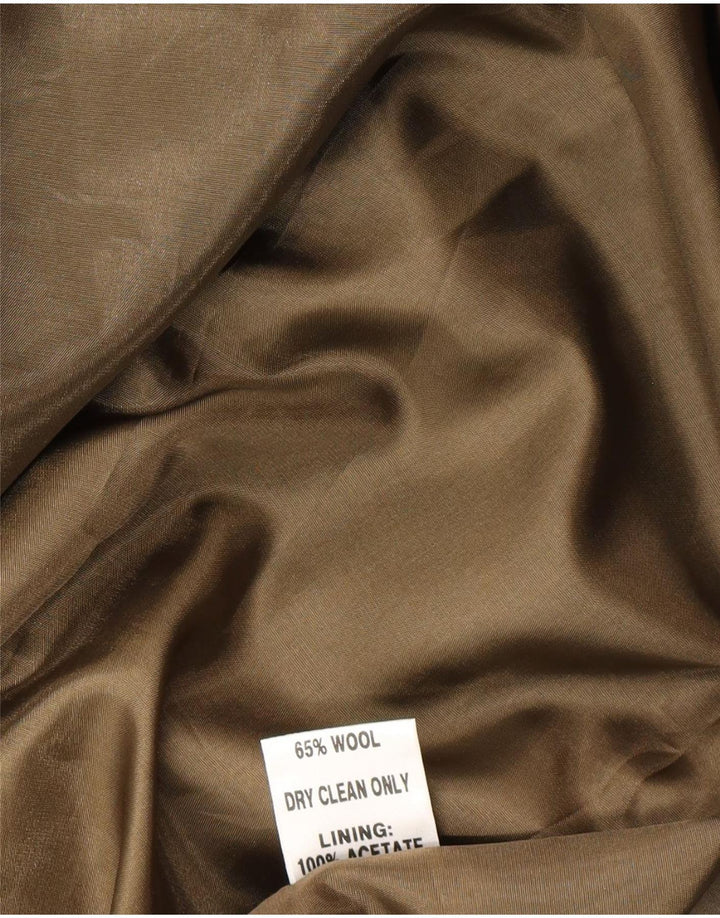 Gold By Michael H Womens Loose Fit Overcoat UK 12 Medium Green Wool