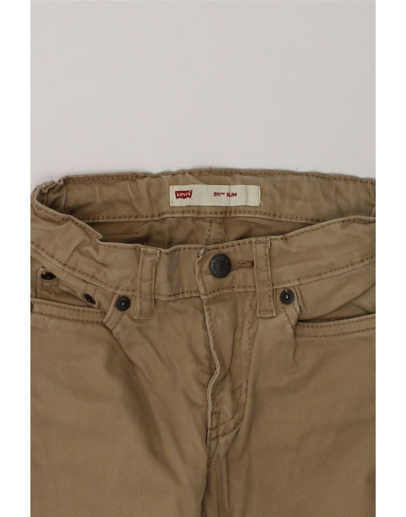 LEVI'S Boys 511 Slim Casual Trousers 3-4 Years W20 L17  Brown Cotton | Vintage Levi's | Thrift | Second-Hand Levi's | Used Clothing | Messina Hembry 