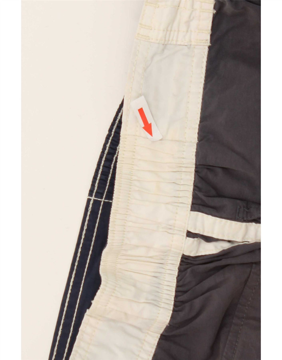 North Sails Mens Swimming Shorts Small Navy Blue Colourblock Cotton