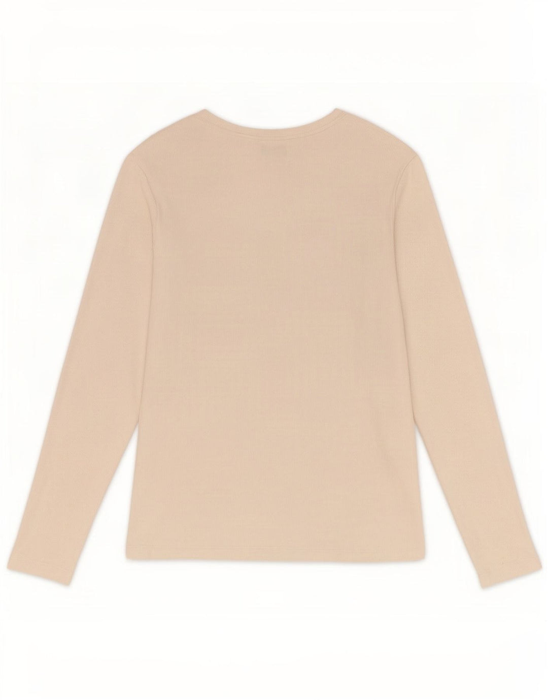 Marks & Spencer Womens Top Long Sleeve UK 16 Large White Cotton