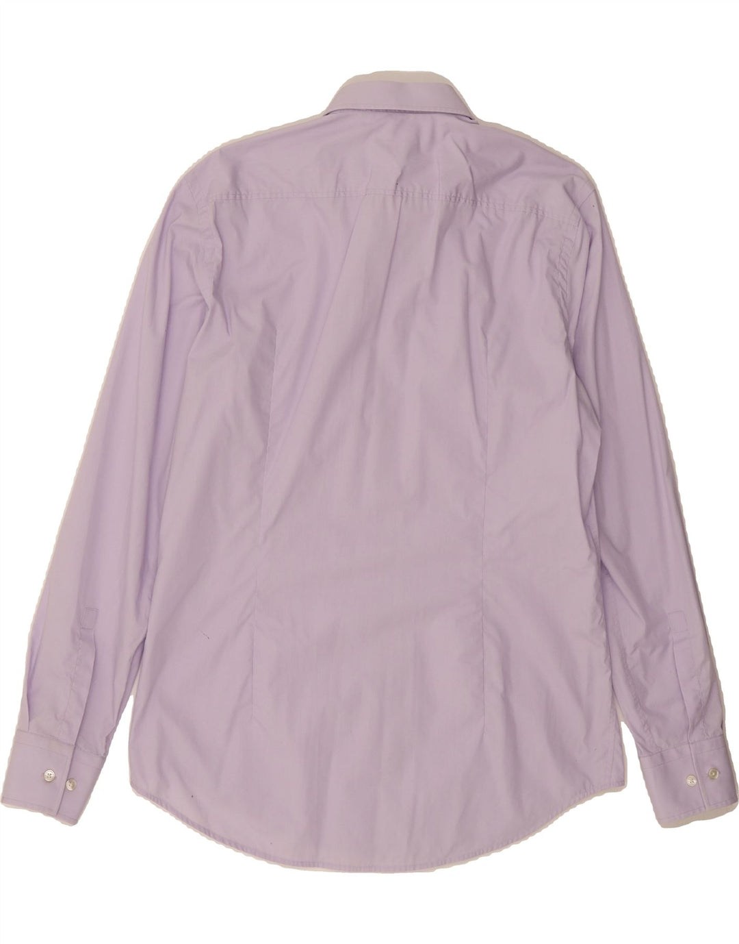 HUGO BOSS Mens Slim Fit Shirt Size 41 16 Large Purple Vintage Hugo Boss and Second-Hand Hugo Boss from Messina Hembry 
