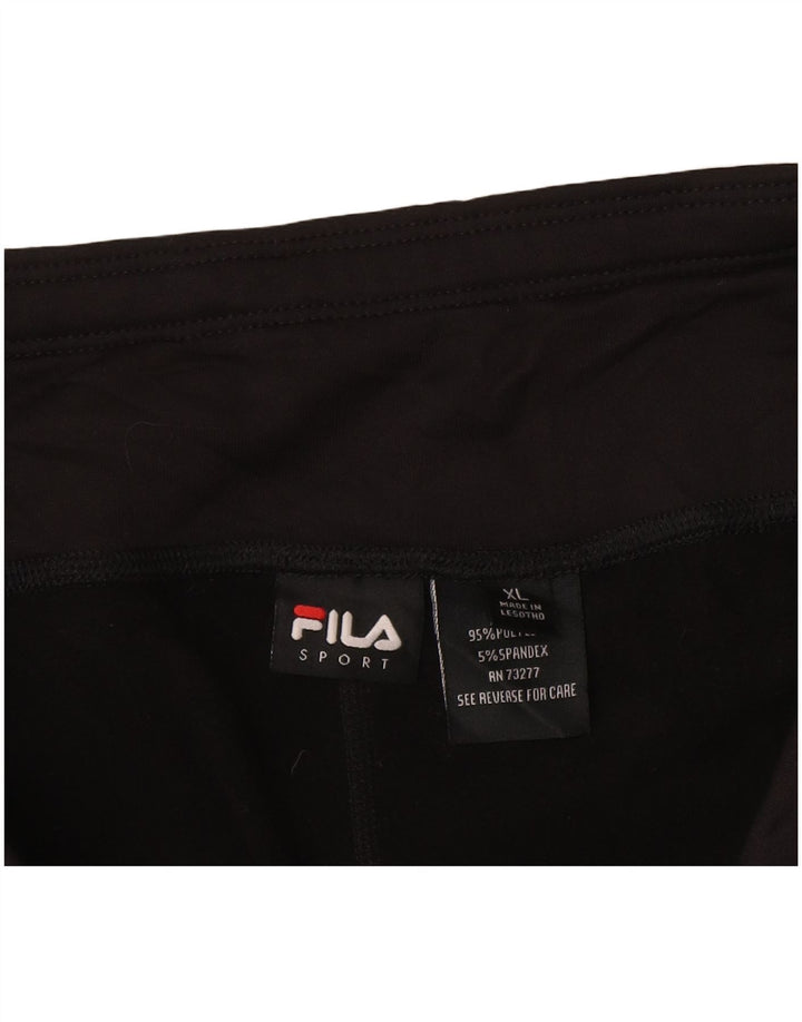 Fila Womens Leggings UK 18 XL  Black Polyester