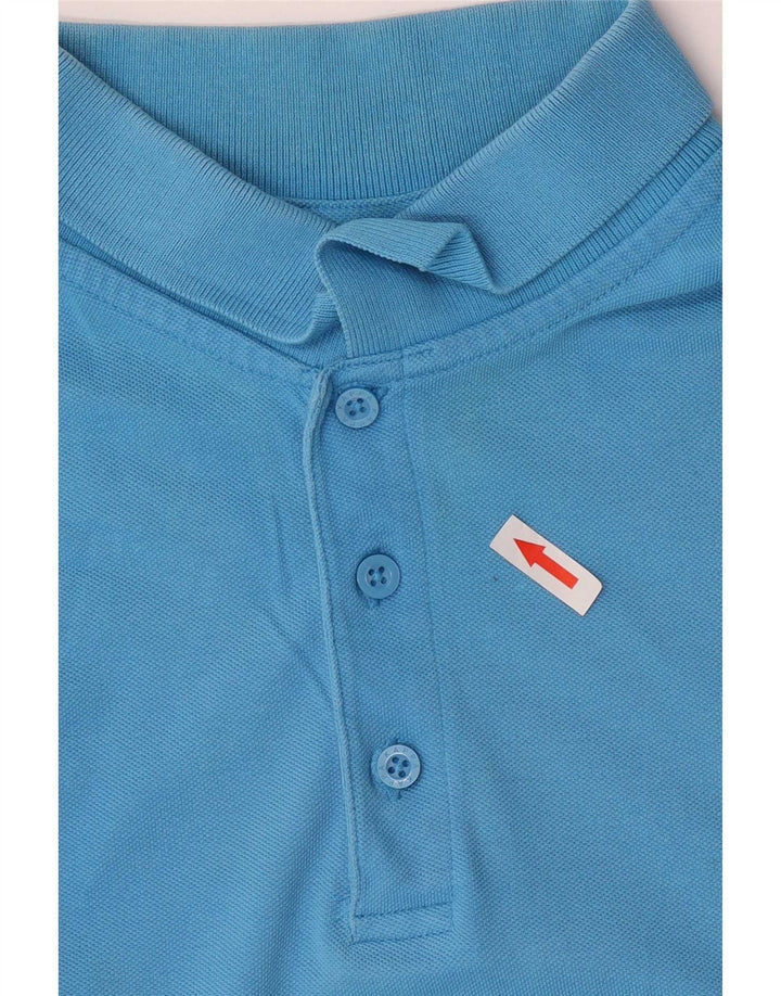 Kappa Mens Polo Shirt Large Blue Cotton