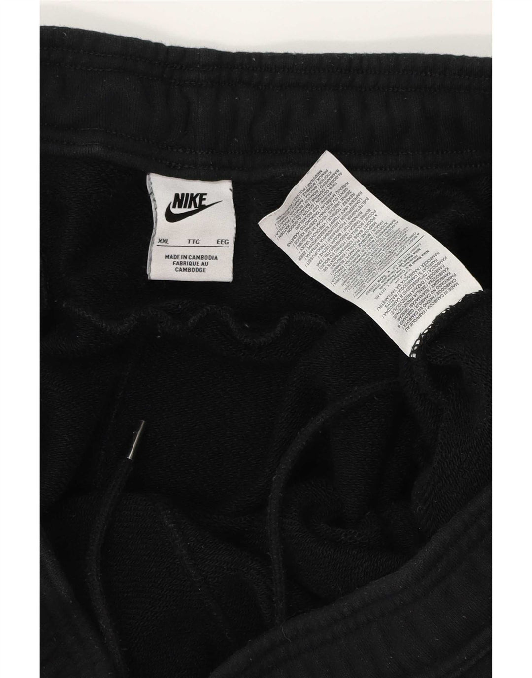 Nike Mens Tracksuit Trousers Joggers 2XL Black Cotton