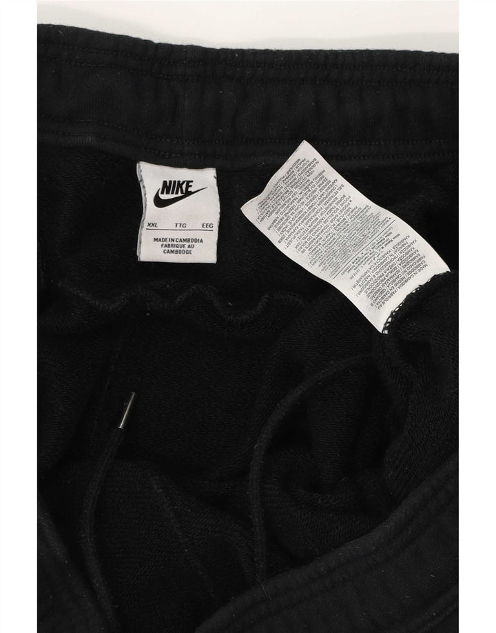 Nike Mens Tracksuit Trousers Joggers 2XL Black Cotton