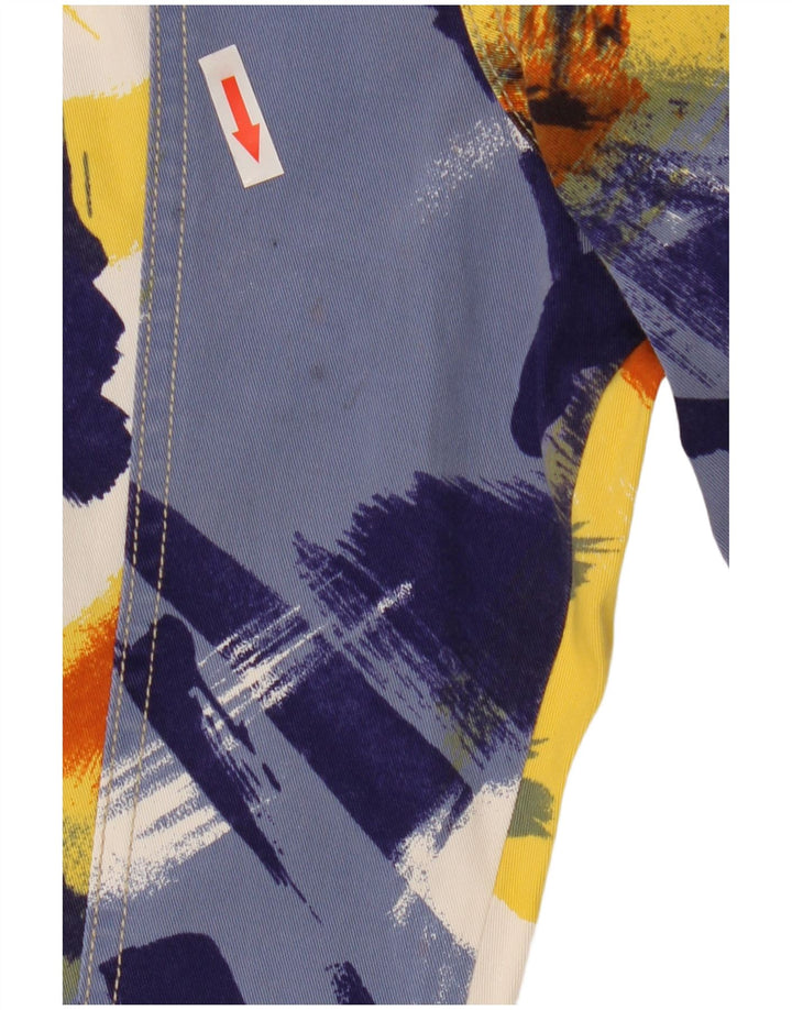 Jeckerson Womens Bermuda Shorts  W33 Medium Multicoloured Tie Dye Cotton
