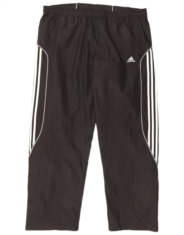 Adidas Mens Clima Proof Tracksuit Trousers XL  Black Polyester