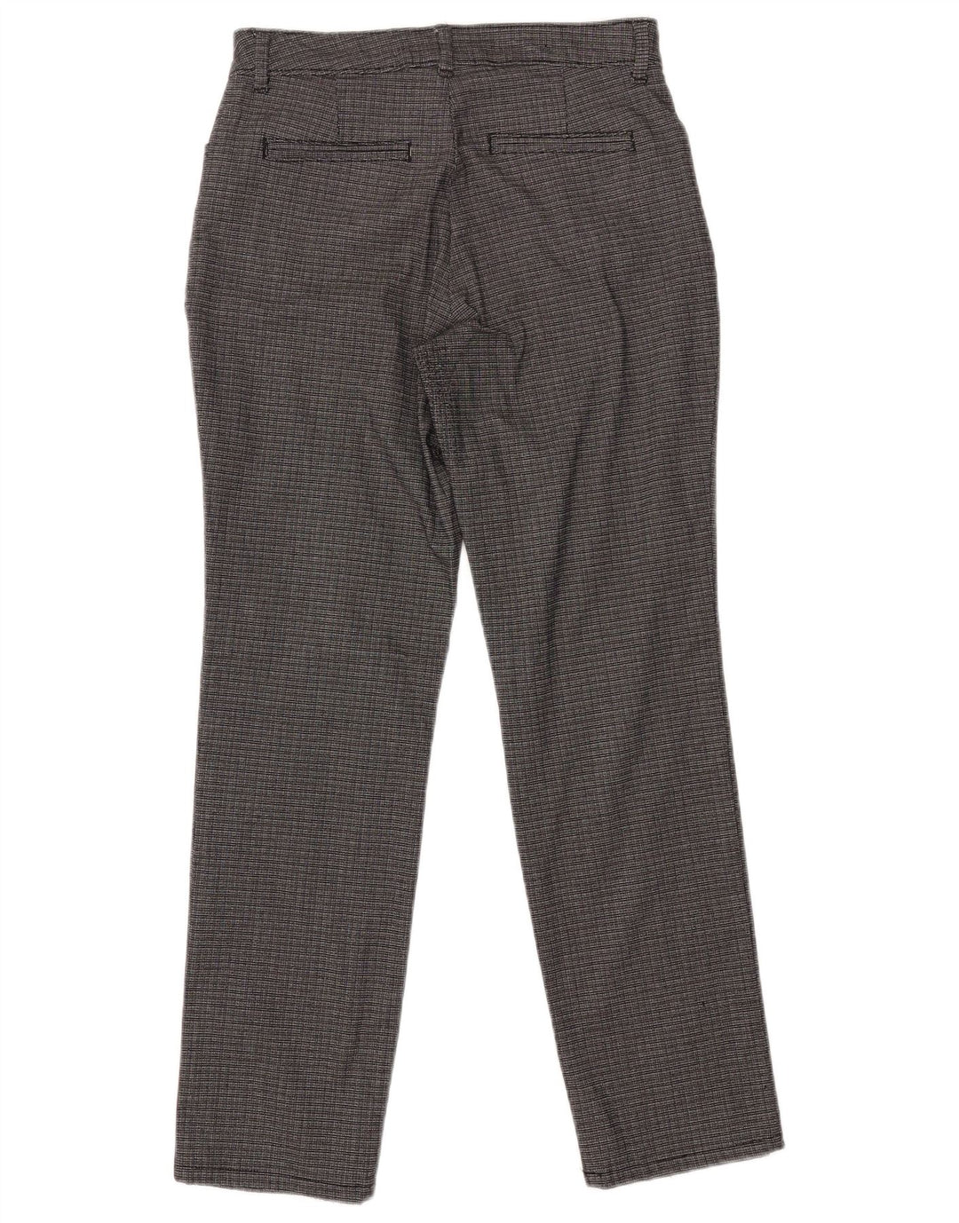 LEE Womens Mid Rise Straight Casual Trousers W30 L28 Grey Check