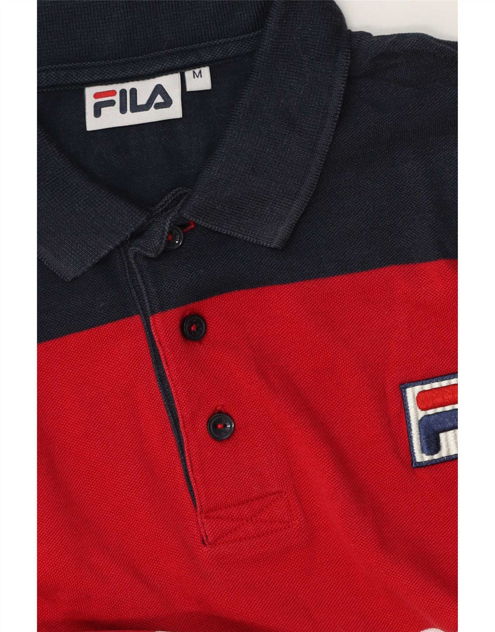 Fila Mens Polo Shirt Medium Multicoloured Colourblock