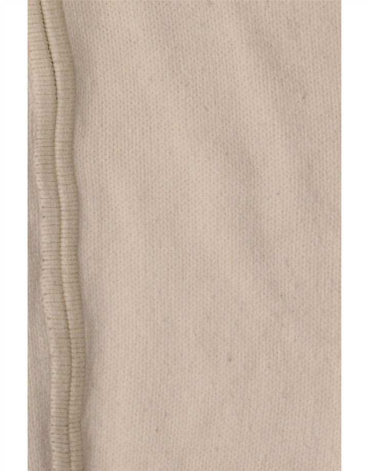 Marks & Spencer Womens Stretch Cardigan Sweater UK 16 Large White