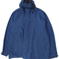 Mountain Essentials Mens Hooded Rain Jacket UK 46 3XL Blue Nylon