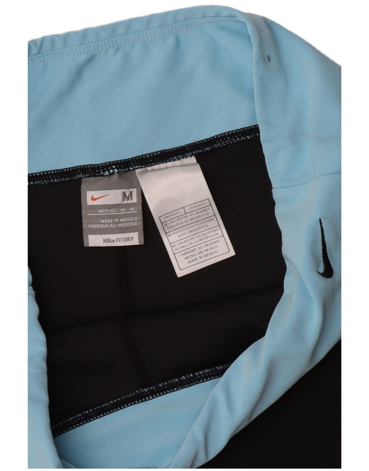 Nike Womens Capri Leggings UK 8/10 Medium  Black Polyester