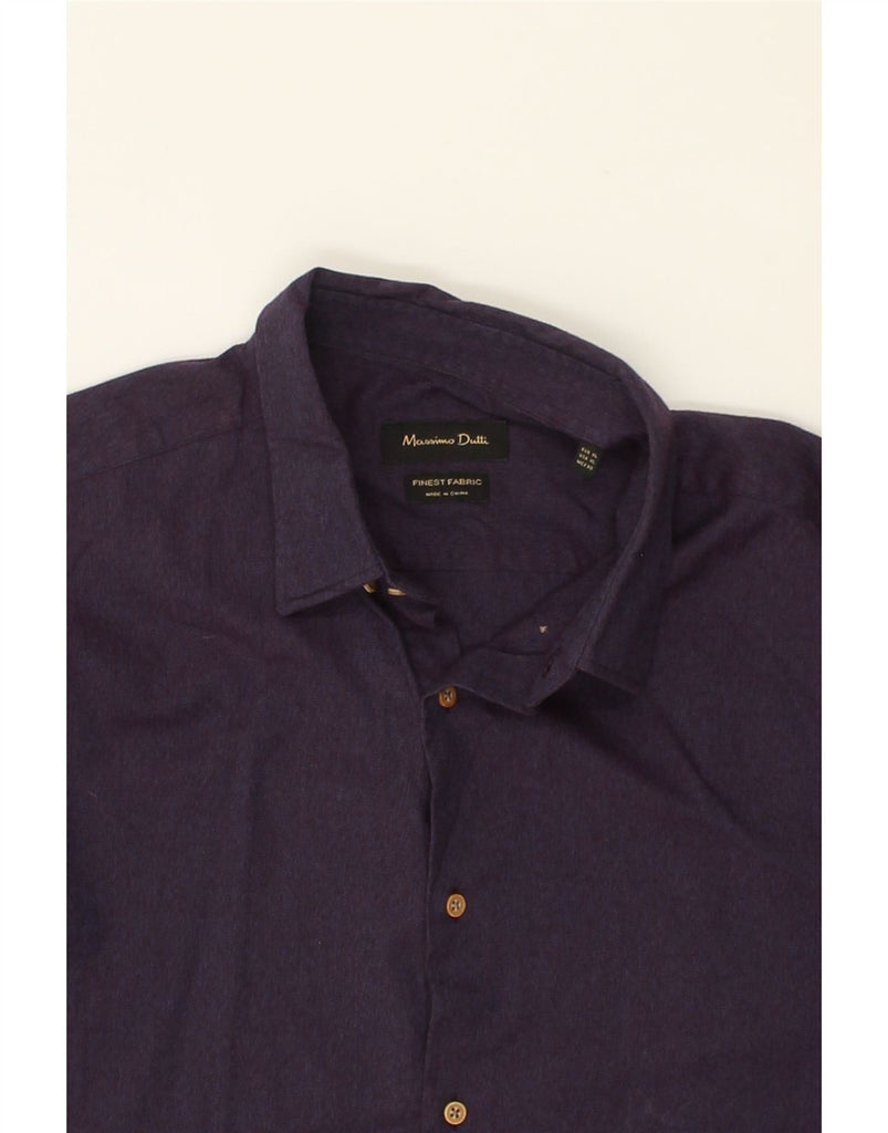 MASSIMO DUTTI Mens Shirt XL Purple | Vintage Massimo Dutti | Thrift | Second-Hand Massimo Dutti | Used Clothing | Messina Hembry 