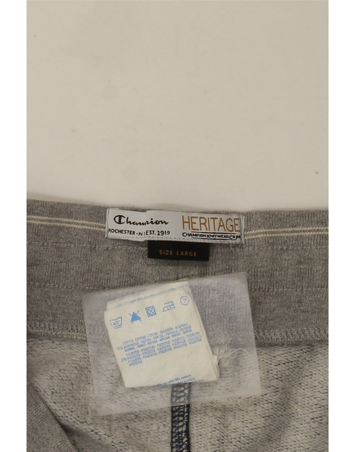 Champion Mens Heritage Tracksuit Trousers Joggers Large Navy Blue