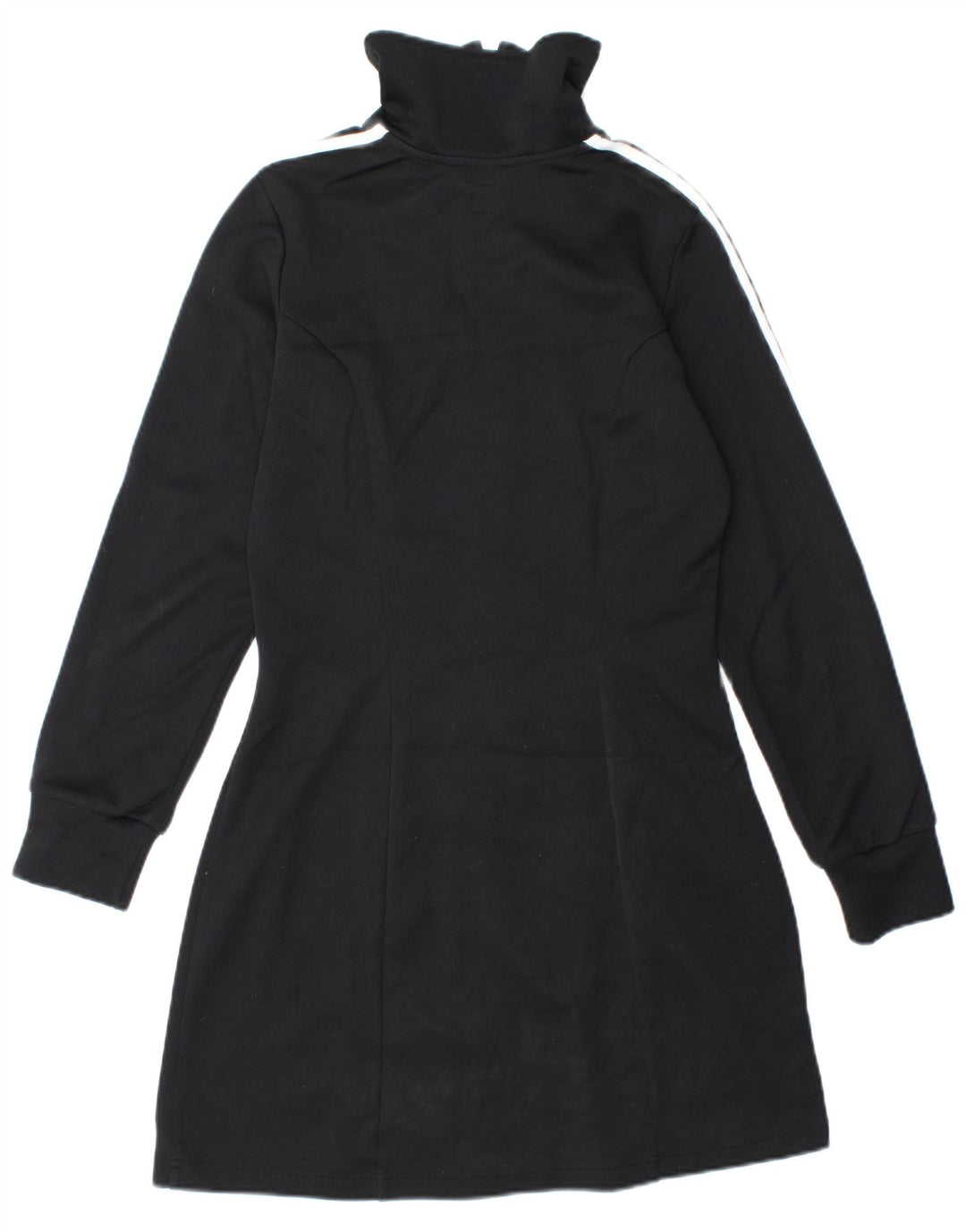 Adidas Womens Longline Tracksuit Top Jacket IT 36 XS Black